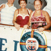 Bernard, Cécile et Carole en croisiére en Amerique-du -Sud  1982.
Bernard, Cecile and Carole on a south American cruise - 1982.